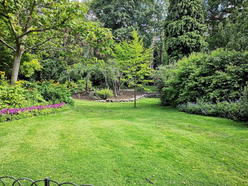 Modern Backyard | Lawn Mowing Services by Green Earth DFW
