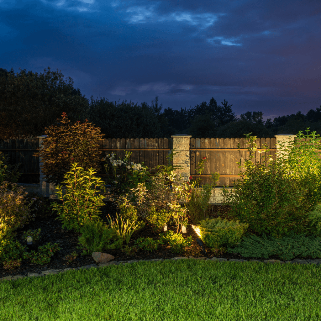 lawn mowing service - backyard landscaping by Green Earth DFW